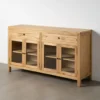 Komoda INMORETI 160 cm drewno mindi naturalne*Zona-Design Clearance
