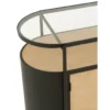 Komoda IVY 150 cm naturalna czarna*J-Line Clearance