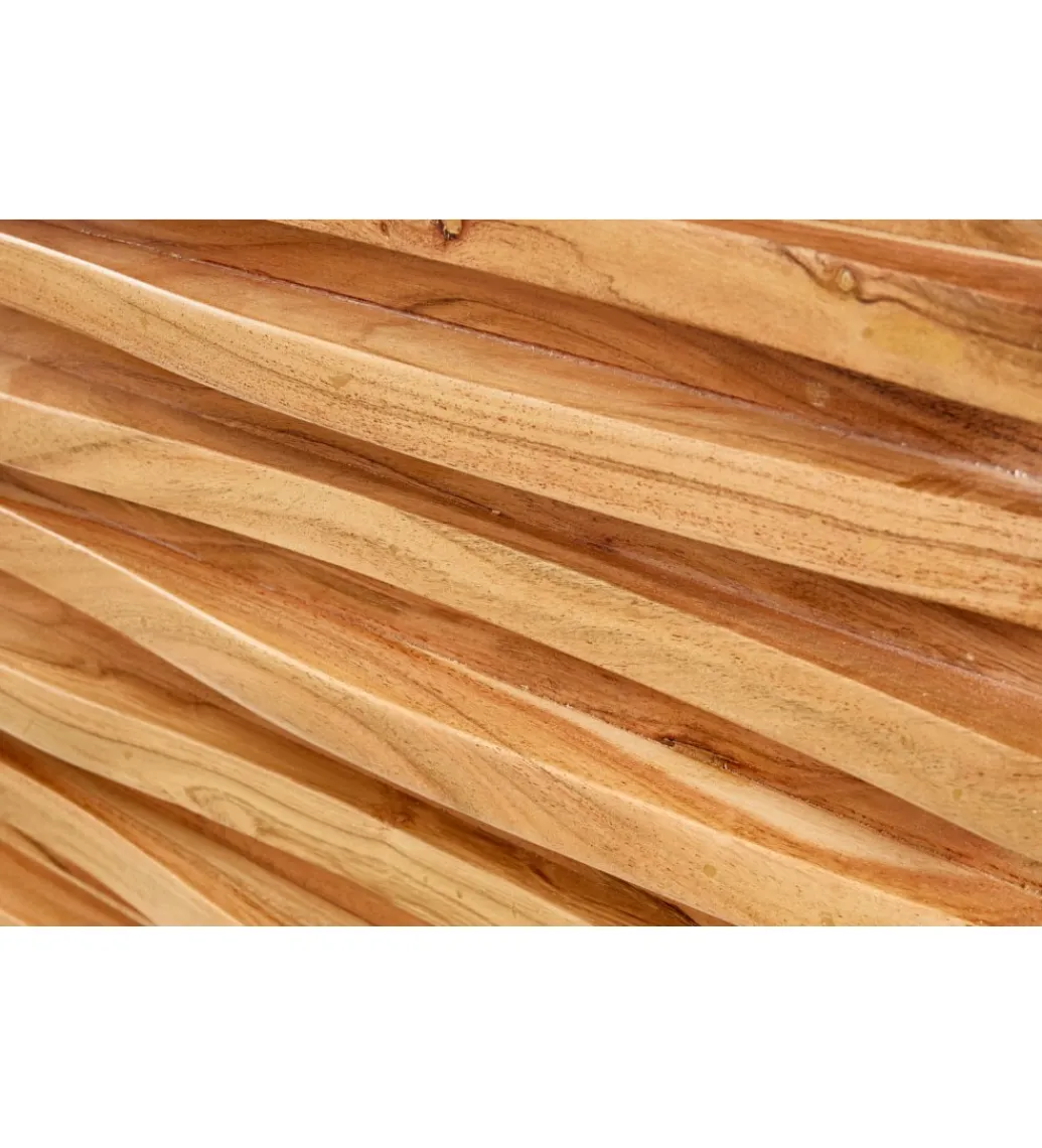 Komoda JAGNCY Relief 160 cm drewno akacja*Invicta Interior New