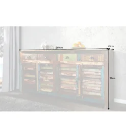 Komoda Jakarta 160 cm wielokorowa*Invicta Interior Clearance