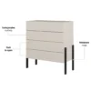 Komoda JUKON 84 cm kaszmir*Helvetia Sale