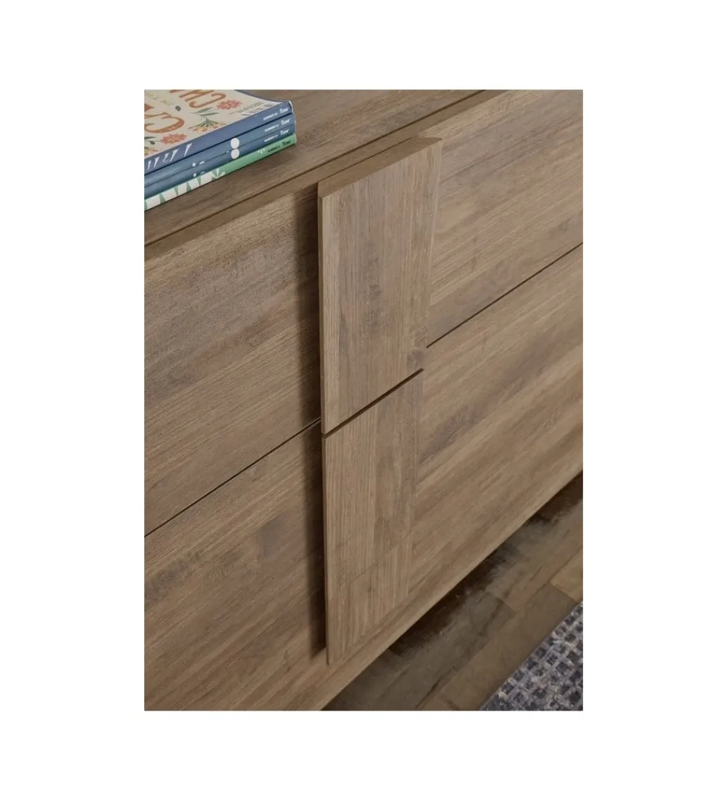 Komoda JUPITER 182 cm w kolorze dąb Mercure*MCA Linia Włoska New