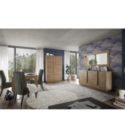 Komoda JUPITER 182 cm w kolorze dąb Mercure*MCA Linia Włoska New
