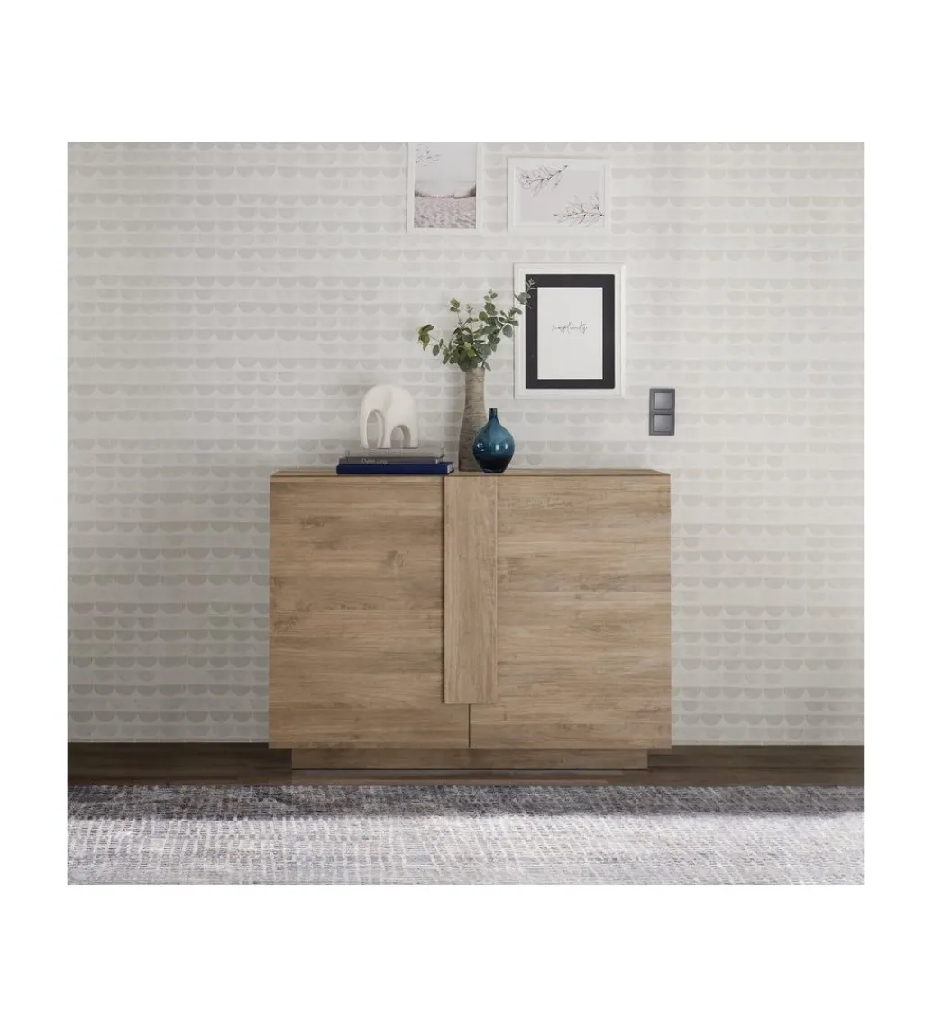 Komoda JUPITER 120 cm w kolorze dąb Mercure*MCA Linia Włoska Best