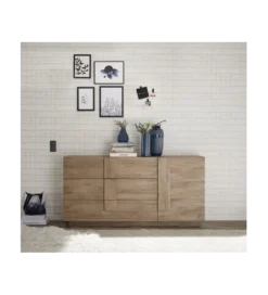 Komoda JUPITER 182 cm w kolorze dąb Mercure*MCA Linia Włoska Hot