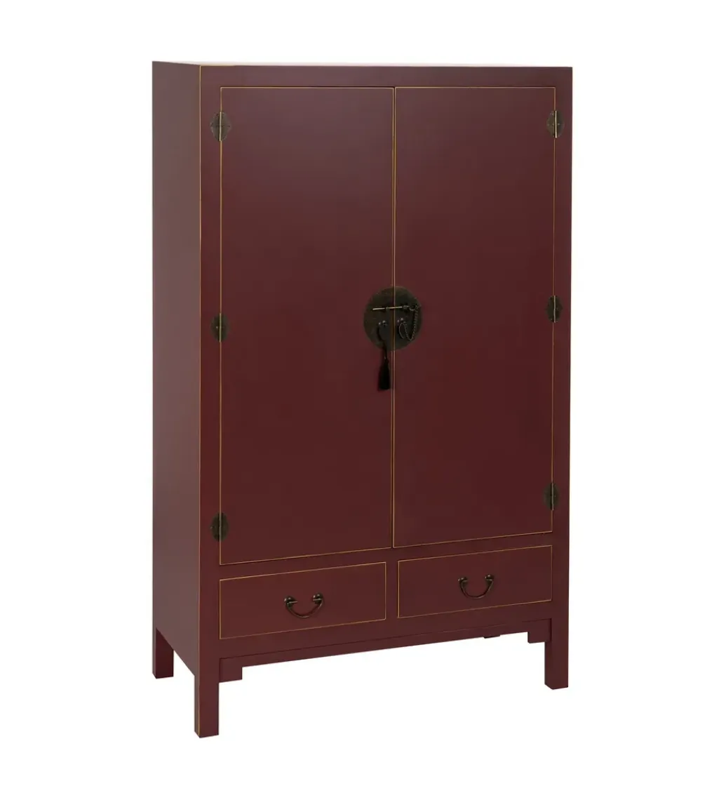 Komoda KOKOSIN 100 cm bordowy*Zona-Design Online