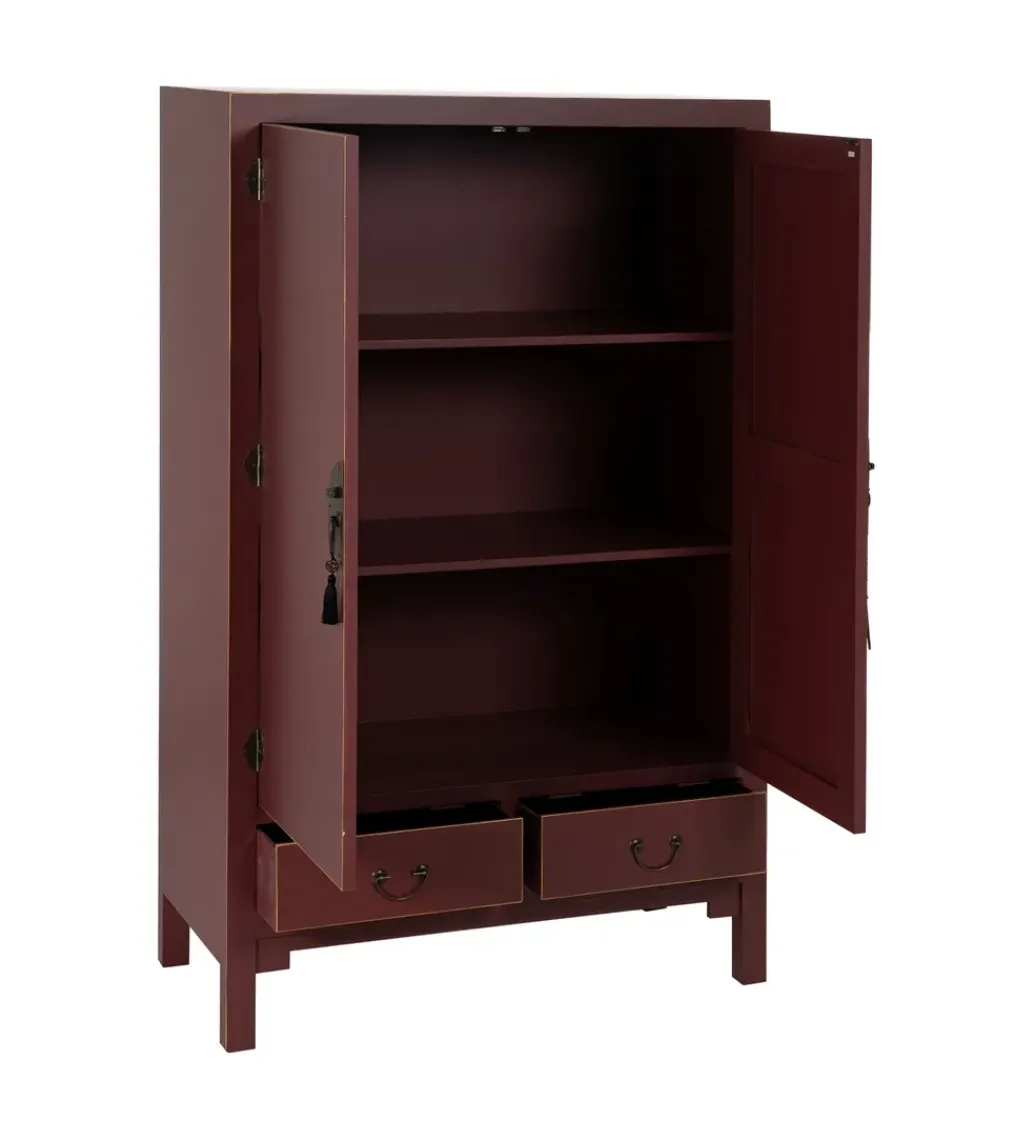 Komoda KOKOSIN 100 cm bordowy*Zona-Design Online