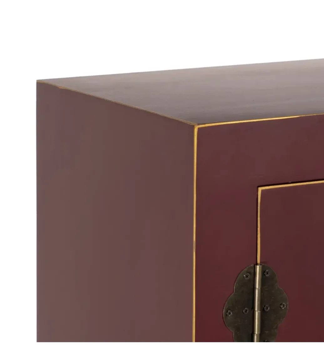 Komoda KOKOSIN 100 cm bordowy*Zona-Design Online