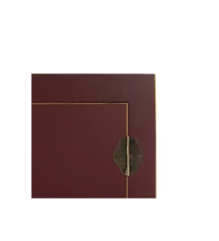 Komoda KOKOSIN 100 cm bordowy*Zona-Design Online