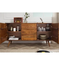 Komoda Komodo Mystic Living 145 cm drewno Sheesham*Invicta Interior Hot