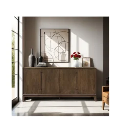 Komoda KORTE 190 cm drewno mango brąz*LF-Design Sale