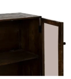 Komoda KOST 80 cm drewno mango brązowy*Zona-Design