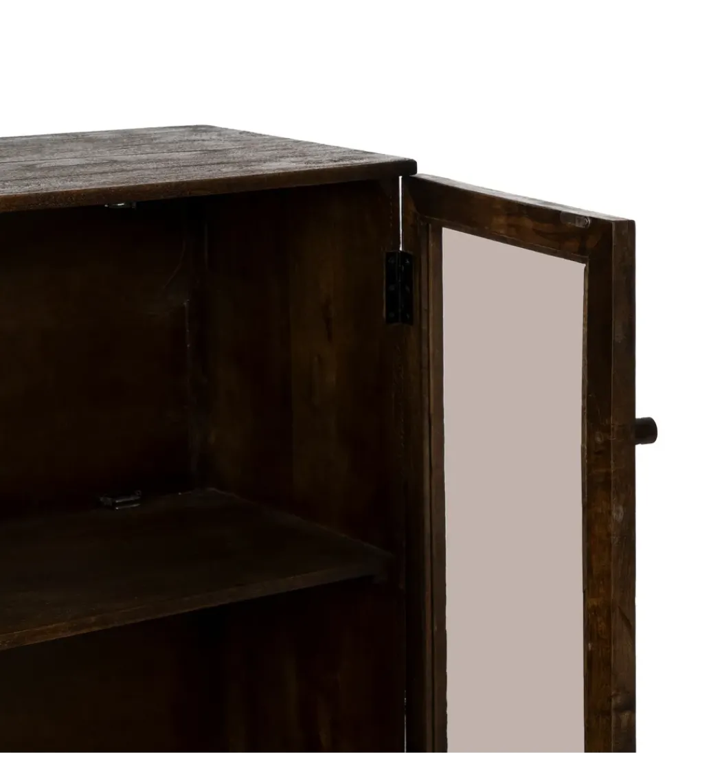Komoda KOST 80 cm drewno mango brązowy*Zona-Design