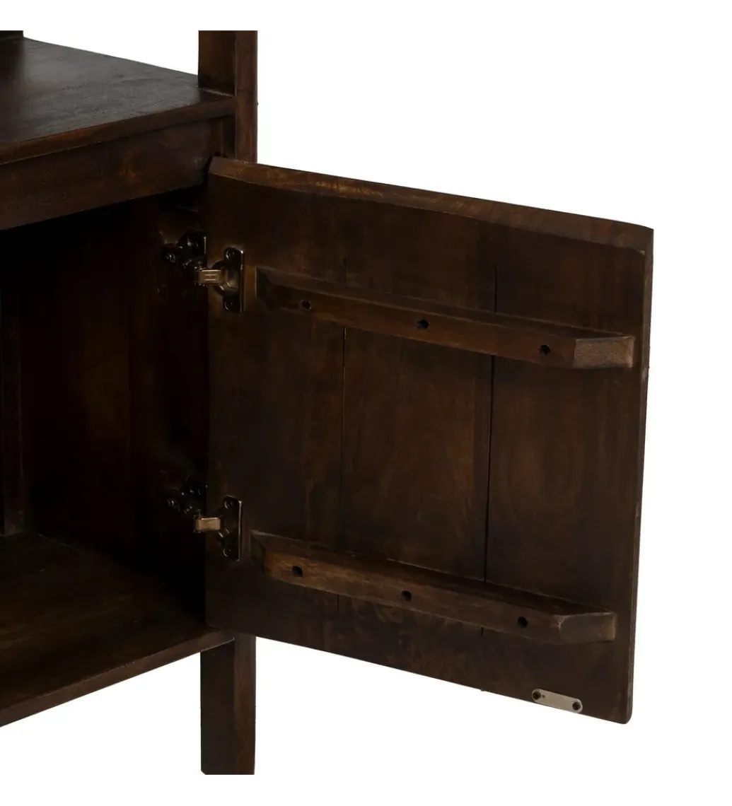 Komoda KURT 190 cm drewno mango ciemny brąz*Zona-Design Discount