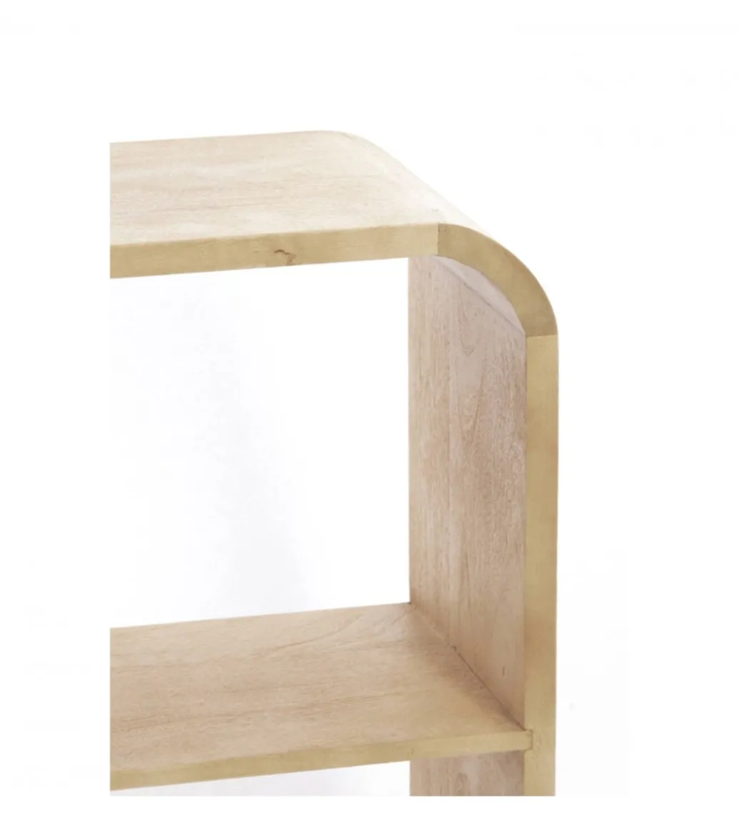Komoda LABARE 140 cm drewno mango naturalna*L&L Clearance