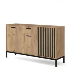Komoda LAMINO 154 cm kolor naturalnego dębu*Halmar Online