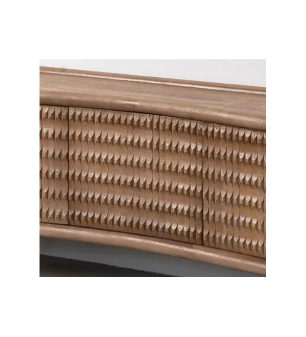 Komoda LANZZI 120 cm czarny mat/dąb artisan*Zona-Design