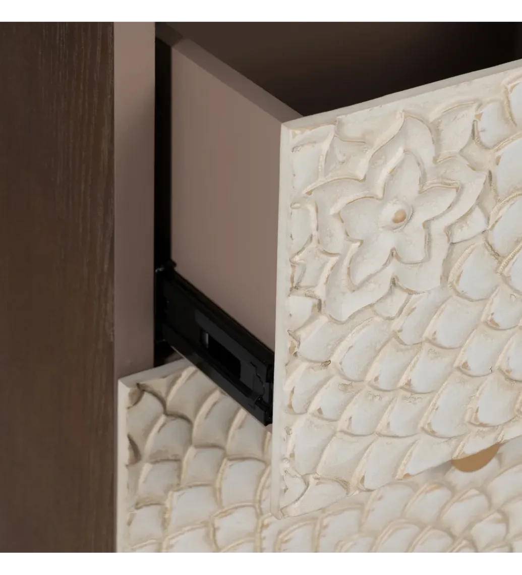 Komoda LAPUNA 80 cm drewno sosnowe*Zona-Design Outlet