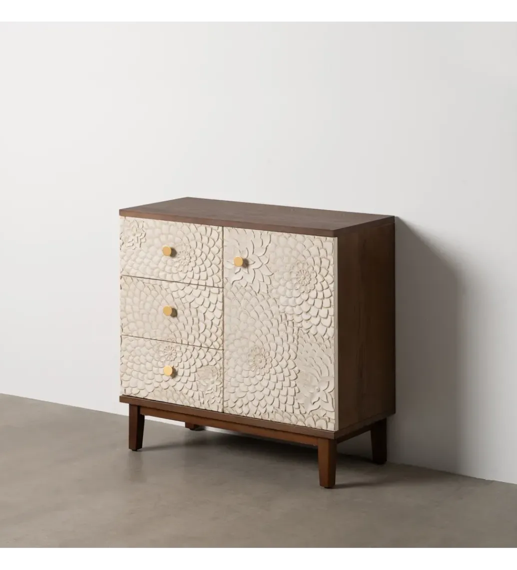 Komoda LAPUNA 80 cm drewno sosnowe*Zona-Design Outlet