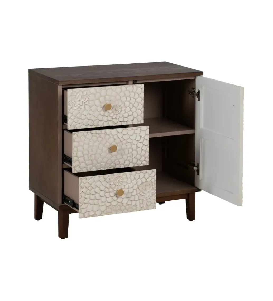 Komoda LAPUNA 80 cm drewno sosnowe*Zona-Design Outlet