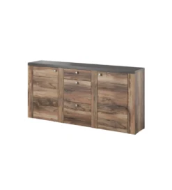 Komoda LARONA 176 Cm O Wybarwieniu Satin Nussbaum z kolorem Touchwood*Helvetia Online