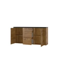 Komoda LARONA 176 Cm O Wybarwieniu Satin Nussbaum z kolorem Touchwood*Helvetia Online