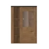 Komoda LARONA 100 cm o wybarwieniu dąb lefkas z kolorem touchwood*Helvetia New