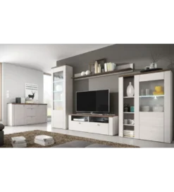 Komoda LARONA 100 cm o wybarwieniu Sonoma Trufel z kolorem Sibiu Larche*Helvetia Discount