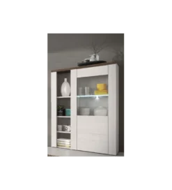 Komoda LARONA 100 cm o wybarwieniu Sonoma Trufel z kolorem Sibiu Larche*Helvetia Discount