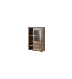 Komoda LARONA 100 Cm O Wybarwieniu Satin Nussbaum z kolorem Touchwood*Helvetia