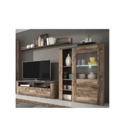 Komoda LARONA 100 Cm O Wybarwieniu Satin Nussbaum z kolorem Touchwood*Helvetia