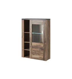 Komoda LARONA 100 Cm O Wybarwieniu Satin Nussbaum z kolorem Touchwood*Helvetia