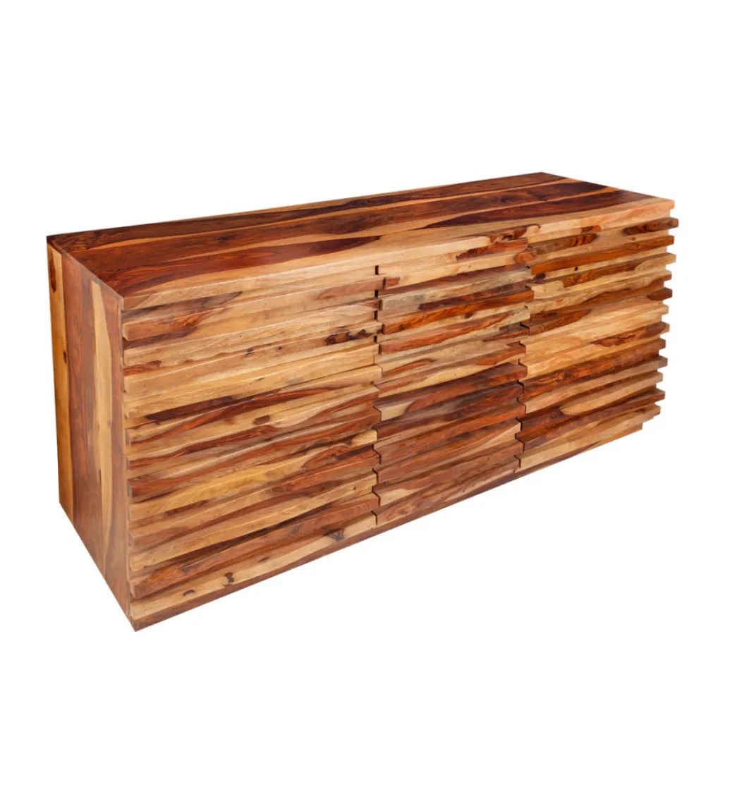 Komoda LATIKA Relief 160 cm drewno Sheesham*Invicta Interior Online