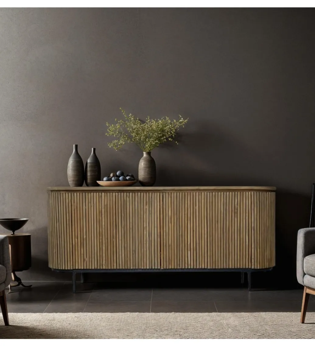 Komoda LUSAN 180 cm drewno teak*LF-Design
