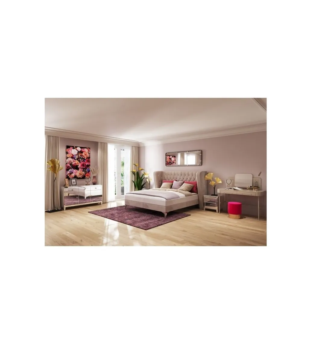 Komoda lustrzana Luxury 140 cm transparentna*KARE Clearance