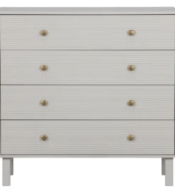 Komoda MADU 91 cm drewno sosna szara*WOOOD New