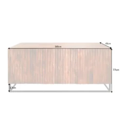 Komoda MARIETT Amazonas 160 cm drewno mango*Invicta Interior Discount
