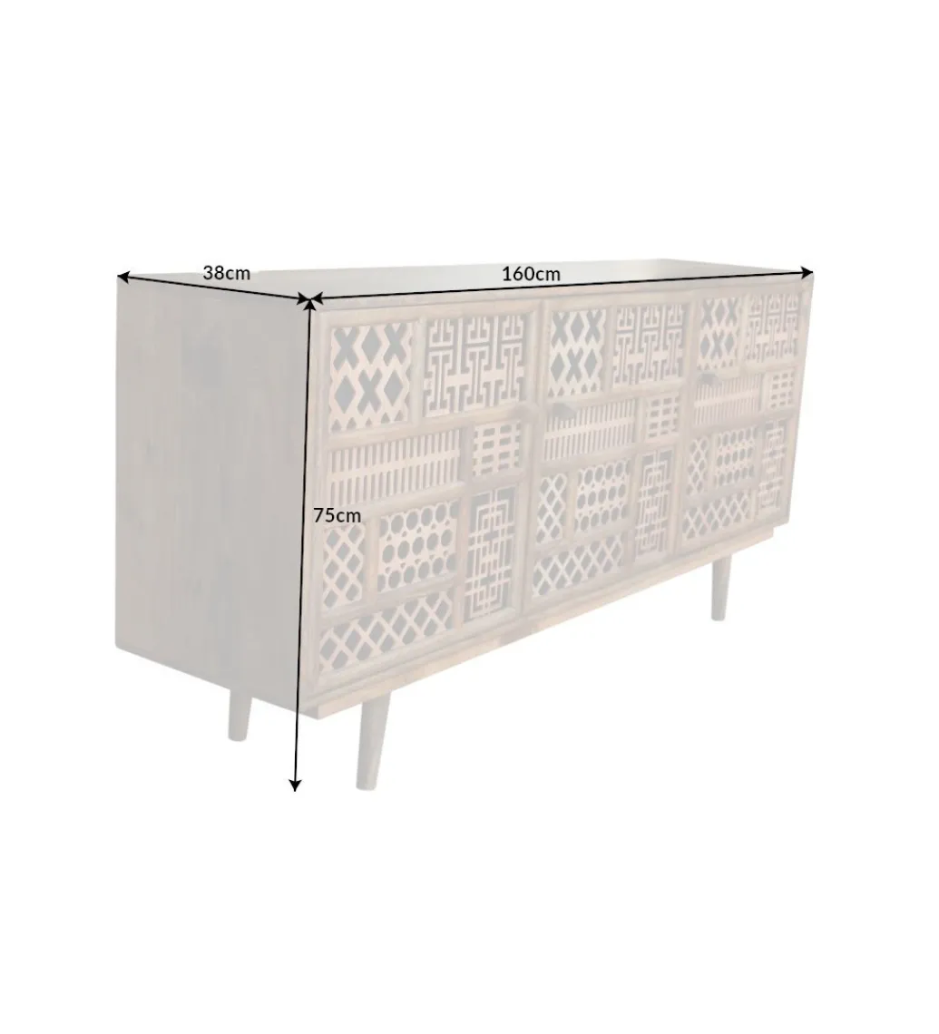 Komoda Markant Marrakesch 160 cm drewno mango*Invicta Interior Online