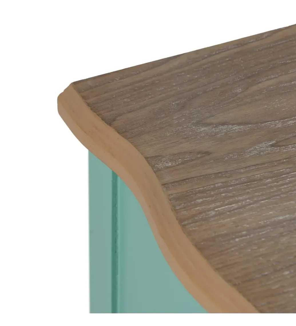 Komoda MASOL 80 cm drewno jodłowe Turkusowa*Zona-Design Discount