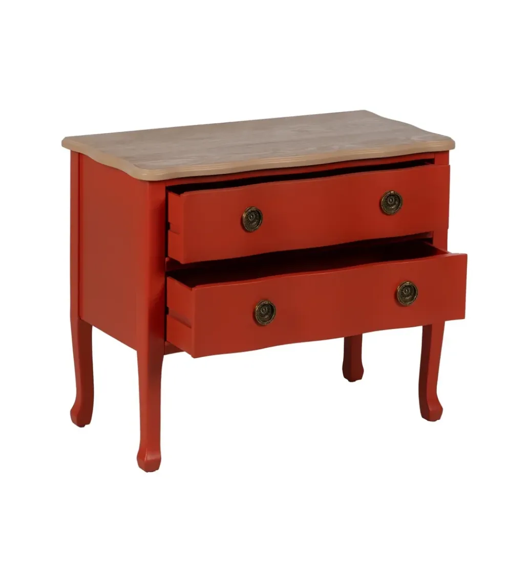 Komoda MASOL 80 cm drewno jodłowe Terakota*Zona-Design New