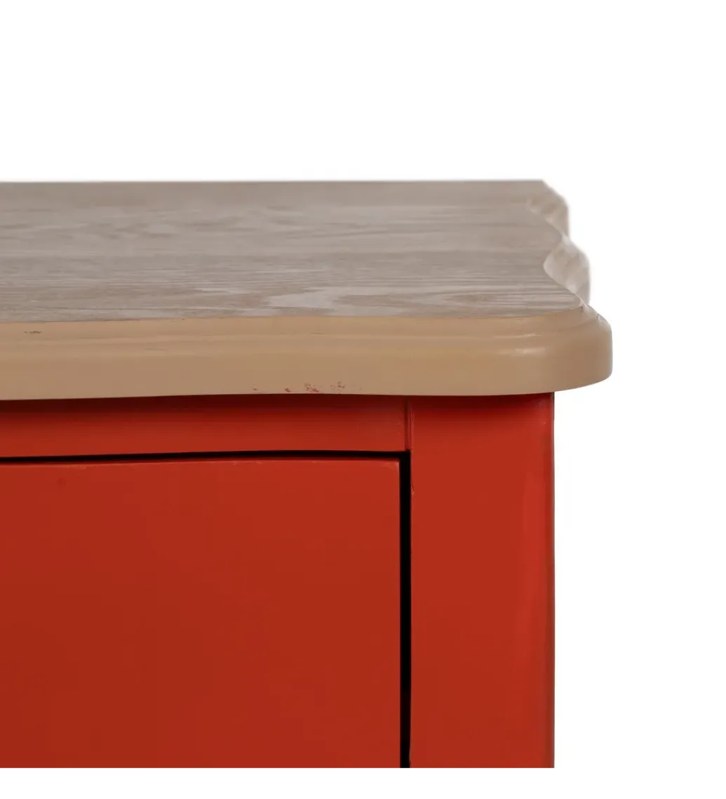 Komoda MASOL 80 cm drewno jodłowe Terakota*Zona-Design New