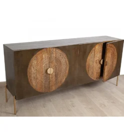 Komoda MEDALLON 175 cm drewno mango brązowy*RW Discount