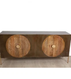 Komoda MEDALLON 175 cm drewno mango brązowy*RW Discount