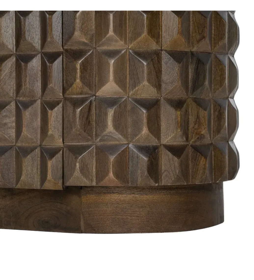 Komoda MEDARA 154 cm drewno mango marmur*Zona-Design Hot