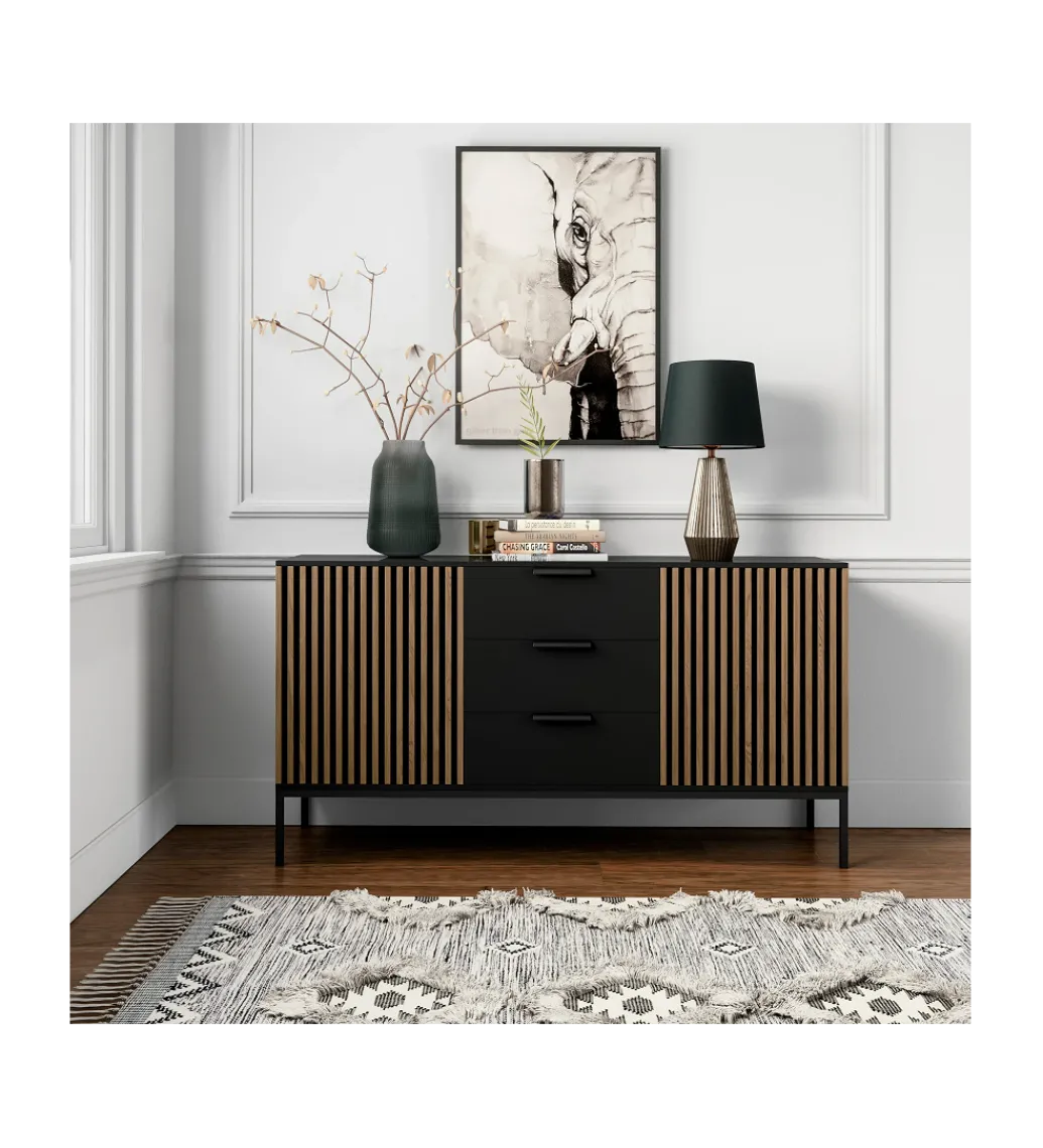 Komoda MEORATI 150 cm w optyce dąb artisan*ELTAP Best