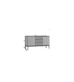 Komoda MEORATI 150 cm w optyce dąb artisan*ELTAP Best