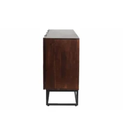 Komoda MIRNO 175 cm drewno akacja w kolorze ciemnego orzecha*Invicta Interior Sale