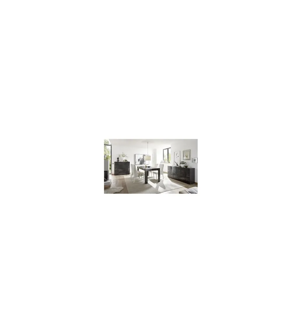 Komoda MIRO 120 cm antracyt*MCA Linia Włoska Sale