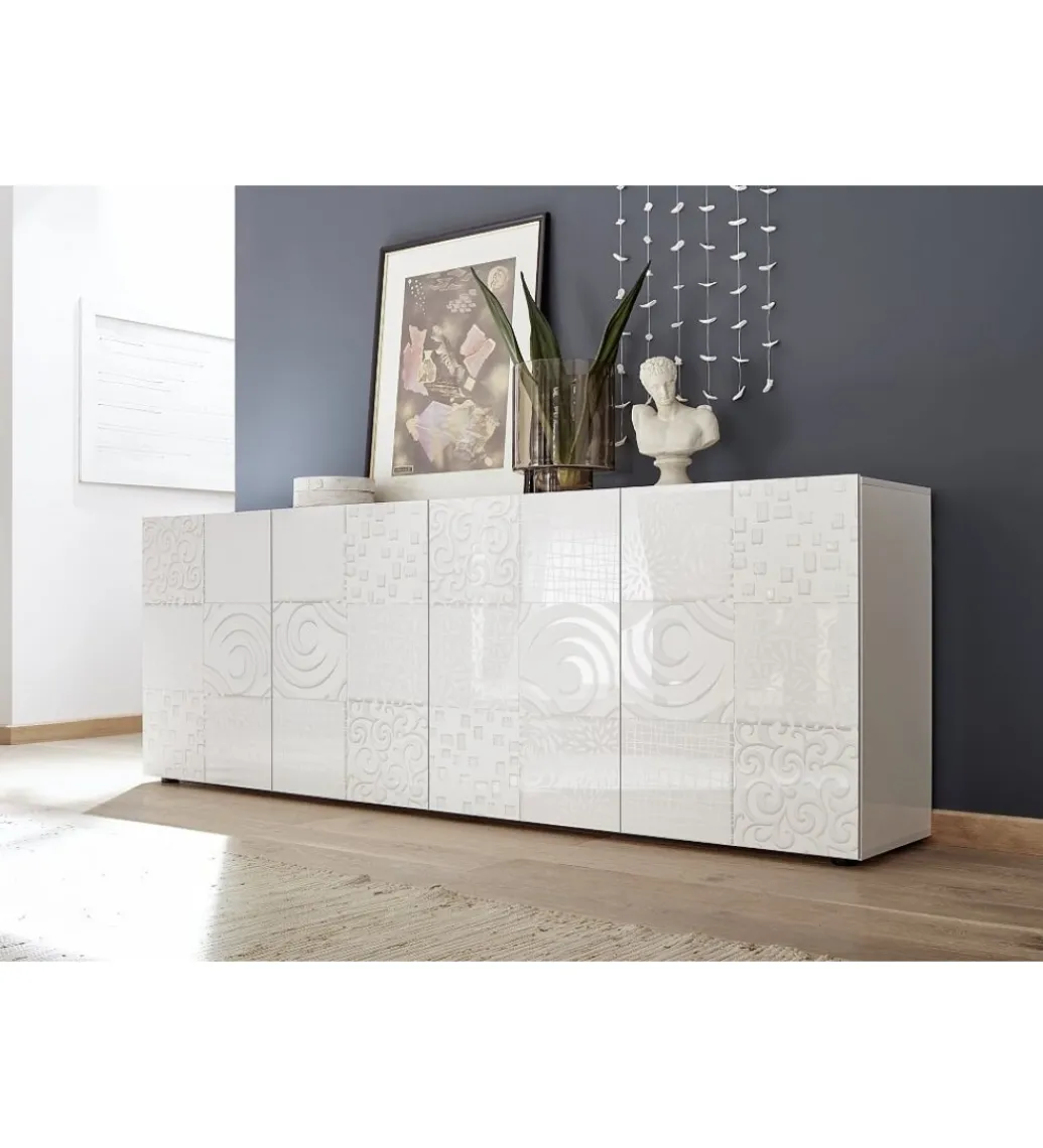 Komoda MIRO 240 cm biała*MCA Linia Włoska Outlet