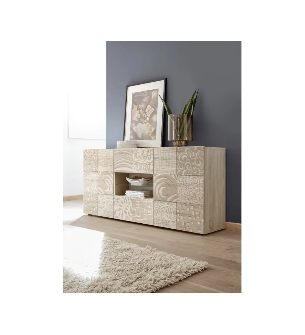 Komoda MIRO 180 cm dąb sonoma*MCA Linia Włoska Outlet